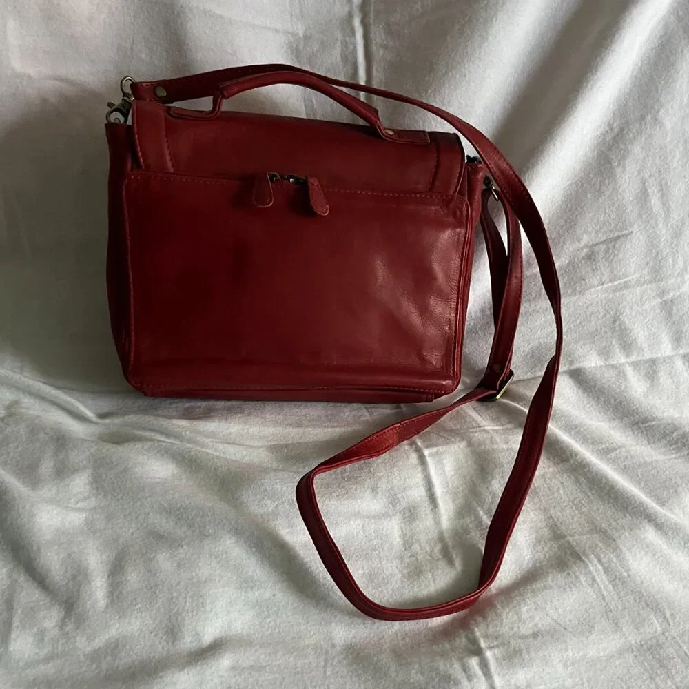 Chaos “Leather Collection” Crossbody Handled Purse - Picture 7 of 8